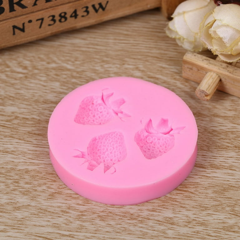Strawberries Flowers Silicone Mold