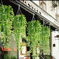 thumbnail image 3 of 2Pcs Fake Plants for Outside Fake Plant Decor 3.1ft Artificial Hanging Plants Fake Ivy Vine Faux Greenery Vine Plant for Home Room Wall Pot Hanging Planter Indoor Outdoor Décor, 3 of 5