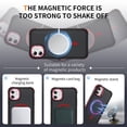 thumbnail image 6 of Magnetic for iPhone 11 Stand Case [Compatible with MagSafe] [Military Grade Drop Protection] [Lens Folded Bracket] Slim Grip Matte Shockproof with Anti-Fingerprint Phone Case,Red, 6 of 8