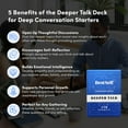 thumbnail image 4 of Bestself Icebreaker Deeper Talk Deck - Conversation Starter Card Pack To Deepen Friendships With 170 Prompts To Create Real Conversations For Friends Coworkers Family Dates, 4 of 4