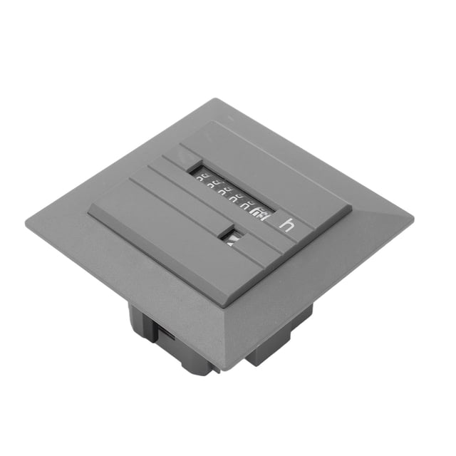 Medidor De Horas, Medidor De Horas ABS De 220 VCA Fácil Instalación Con Hebilla Fija Para La Industria