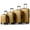 Mustard Yellow, variant on IVV 4-Piece Luggage Set in Retro Red – 16"/20"/24"/28", Lightweight Travel Suitcases Set with Aluminum Alloy Handles and Spinner Wheels, Ideal for Short & Long Trips