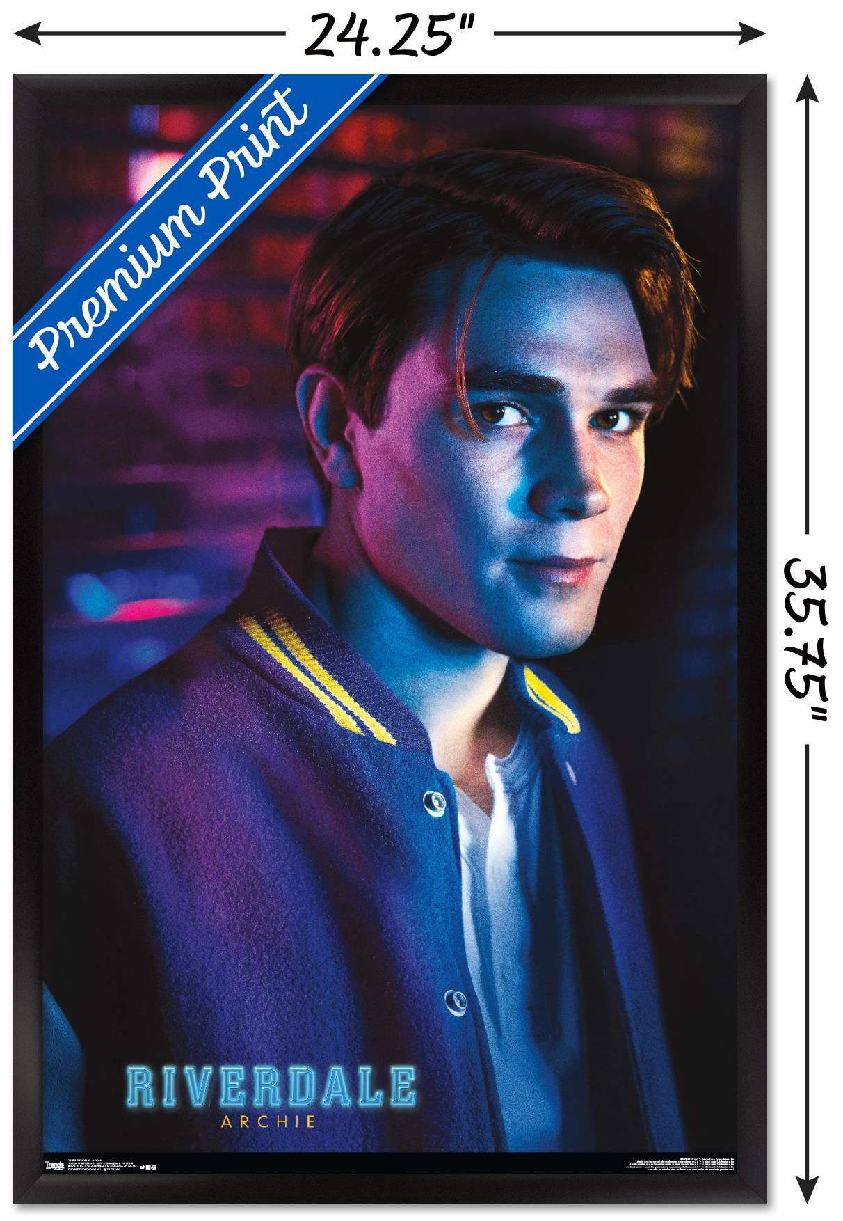 Riverdale - Archie Wall Poster, 22.375" x 34", Framed
