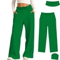 thumbnail image 3 of Kids School Pants For Girls Pants Stretch Pants With Pockets Straight Pants Multicolor Pants Back To School Clothes For Girls Kids Girls Outfits Size 9-10 Years, 3 of 5