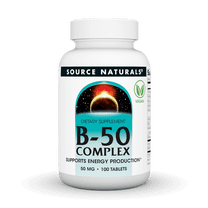 Source Naturals B-50 Complex - Supports Energy Production* - 50 mg - 100 Tablets