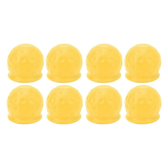 fastboy 8x Yellow Trailer Tow Hitch Towing Bar Ball Cap Ball Hitch For Camper Trailer Universal Ball Hitch 1Set