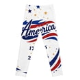 thumbnail image 5 of Baby Pants Kids 250Th Anniversary Independence Day Print Athletic Trousers White 13-14 Years, 5 of 5