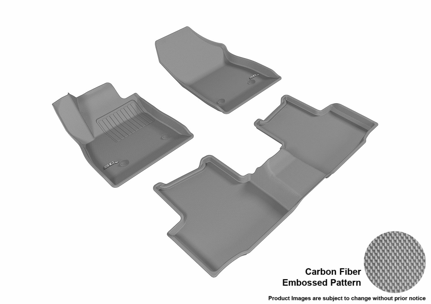 3D MAXpider 20162017 Chevrolet Cruze Front & Second Row Set All