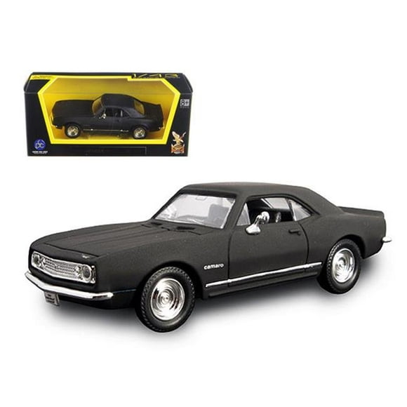 1 by 43 1967 Chevrolet Camaro Z28 Matt Diecast Model Car, Black