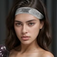 thumbnail image 2 of Unique Bargains 1 Pc Adjustable Sequins Headbands for Women Silver Tone, 2 of 5