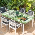 thumbnail image 2 of St. Patrick's Day Table Cloths for 3 Foot Rectangle Tables, Lucky Shamrocks Boots Green Buffalo Plaid Patio Waterproof Elastic Fitted Tablecloths, Washable Rectangular Table Cover for Camping, 2 of 8