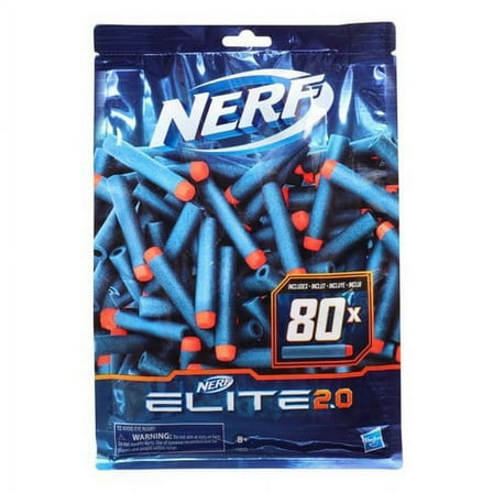 NERF Elite 2.0 Refill - 80ct Dart Refill Works with any Nerf Elite blasters