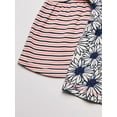 thumbnail image 3 of Touched by Nature Baby and Toddler Girl Organic Cotton Short-Sleeve Dresses 2pk, Daisy, 0-3 Months, 3 of 4
