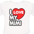 thumbnail image 4 of Inktastic I Love My Mimi Boys or Girls Long Sleeve Baby Bodysuit, 4 of 5