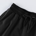 thumbnail image 7 of Resicozy Womens Athletic Sweat Shorts Soft Drawstring High Waisted Active Short Comfy Casual Plain Lounge Shorts with Pockets Black M, 7 of 7