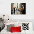 thumbnail image 4 of COMIO  Paris Wall Art for Living Room Pictures Wall Decor, Large Black and White Abstract Eiffel Tower Wall Art for Bedroom, Red Paris Wall Pictures for Vintage Home Decoration, 4 of 4
