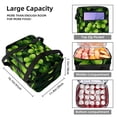 thumbnail image 3 of Saint Patrick's Day Double Layered Insulated Lunch Bag with Two Compartments, Large Capacity, and Hand Carry - 7.1x11.4x16.1 inches - Ideal for Work or School Lunch Bags, 3 of 6