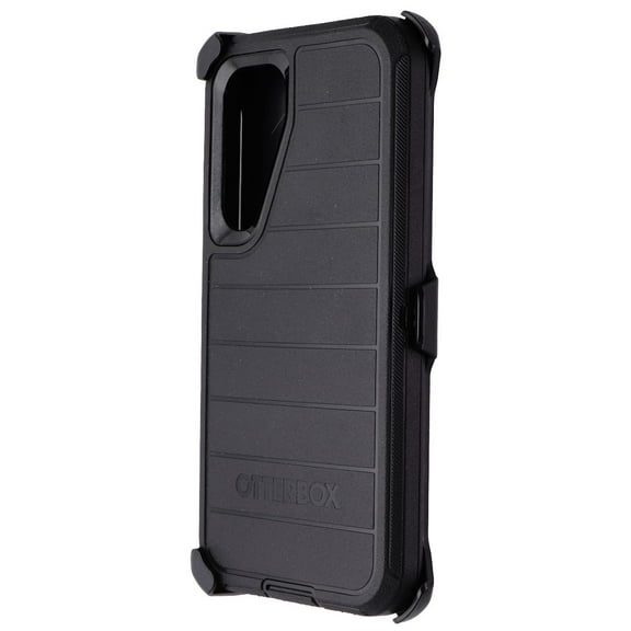 OtterBox Defender Back Cover Cell Phone Case with Holster for Samsung Galaxy S23 FE, Black
