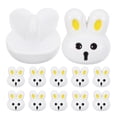thumbnail image 1 of KAKOWELY 12pcs Sewing Resin Buttons Easter Themed Buttons Small Rabbit Buttons Resin Diy Buttons for Crafts,0.67"X0.59"X0.39", 1 of 5