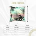 thumbnail image 4 of Bingfone Decorative Pillow Covers 20"X20" Tropical Summer Palm Couch Pillow Cases Modern Farmhouse Covers For Couch Sofa Bed, 4 of 9