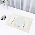 thumbnail image 3 of HEVIRGO 1PC Rectangle Tapis de Table Résistant aux Rayures Set de Table Résistant à la Chaleur Sous-Verres de Table à Manger Coussin de Protection Approprié pour les Décorations de Table à Manger, 3 of 10