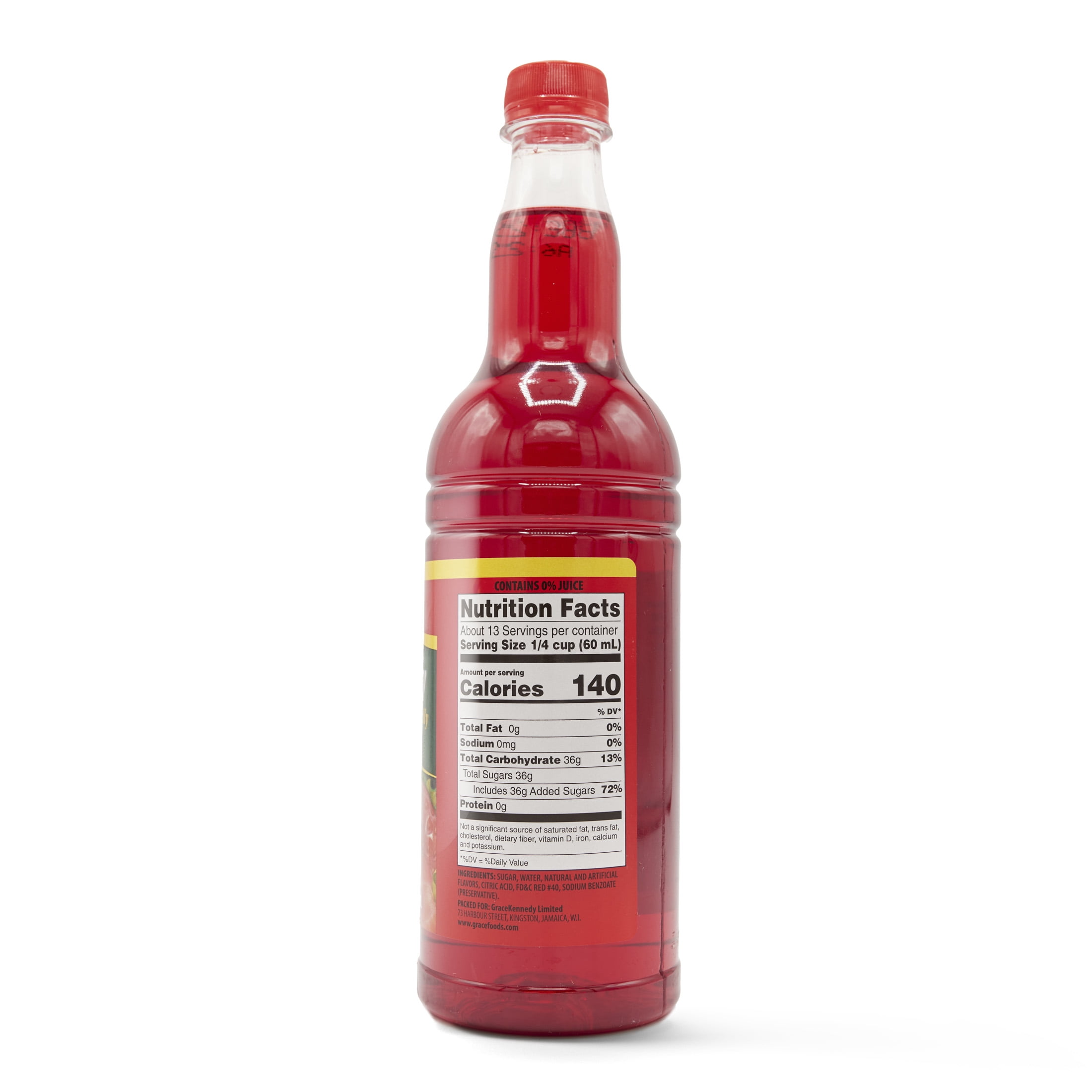 Grace Strawberry Syrup, 25.5 Fl OZ Bottle