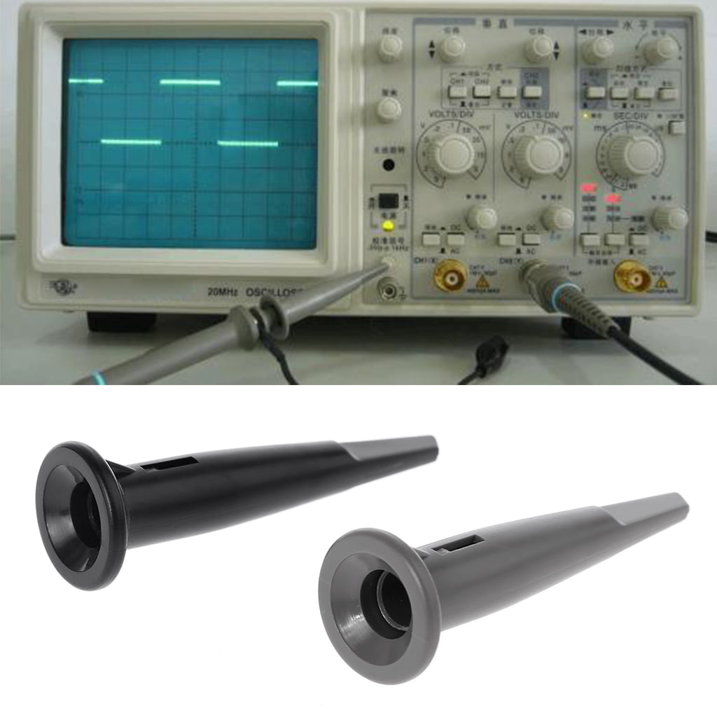 Oscilloscope Probe Cap Universal Protective Cap Probe Caps Black Grey with Hook 
