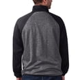 thumbnail image 2 of Men's G-III Sports by Carl Banks  Gray/Black San Francisco Giants Runners Track Raglan Full-Zip Jacket, 2 of 2