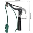 thumbnail image 4 of Podadora de gran altitud, podadora de ramas afiladas, tijeras de jardín, herramienta para recoger fruta con cizalla de polea de cuerda,11 Feliz Sencillez, 4 of 5