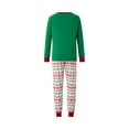 thumbnail image 5 of Meihuid Christmas Family Matching Pajamas Set Adult Kids Baby Deer Printed Tops+Plaid Pants Sleepwear Nightwear Set, 5 of 10