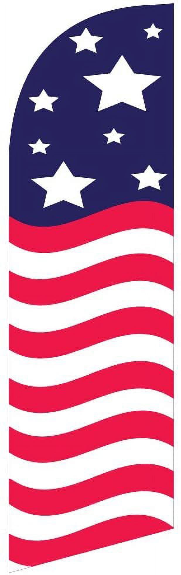 CarBowz 15ft Swooper Feather Flag Kit – Real Estate Leasing Now – With Ground Spike & Pole