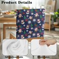thumbnail image 7 of TSOVTHRID Cute Santa Claus Snowman Print Chair Covers Washable Chair Back Covers Dining Chairs Slipcovers Protector for Dining Room Festival Party Christmas Decoration, Set of 6, 7 of 7