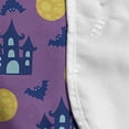 thumbnail image 4 of Halloween Microwave Oven Cover, Horror Theme Moons Flying Bats and Castles Haunted House Night, Water Resistant Organizer with Pockets Kitchen, 36" x 12", Violet Night Blue and Mustard, by Ambesonne, 4 of 4