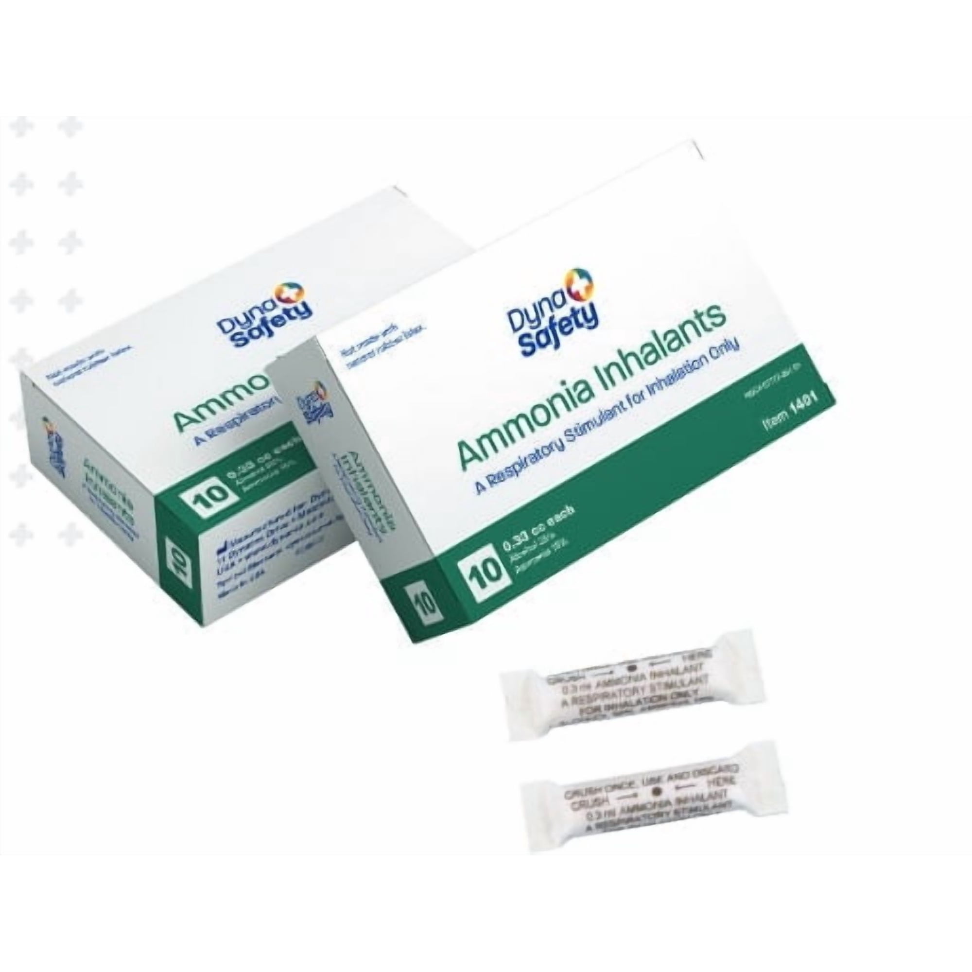 20/Pack First Aid Ammonia Inhal Easy to Use
