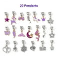 thumbnail image 5 of Gogcaro 63 Pcs DIY Childrens Crafts Beads Friendship Bracelet Kit, with Beads Letter Beads and Bracelet Making Kit, Used for Custom Necklace Bracelets and Jewelry Decor (Purple), 5 of 7