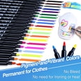 thumbnail image 2 of Marcadores de tela DAPAWIN Permanent, 20 colores para ropa, 2 of 6