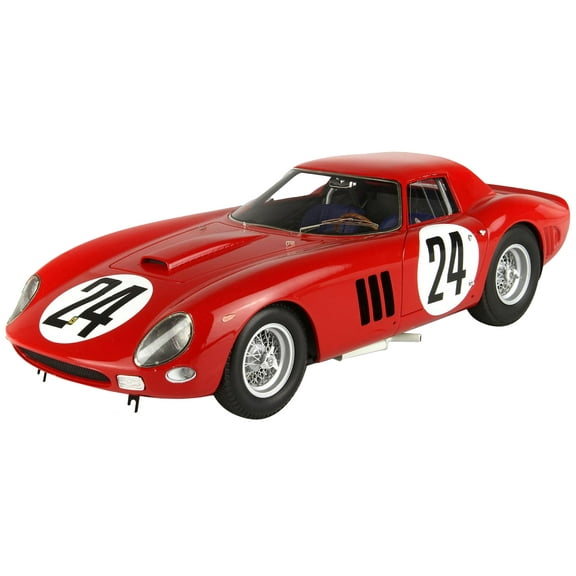 Ferrari 250 GTO #24 "Beurlys" (Jean Blaton) "24 Hours of Le Mans" (1964) w/DISPLAY CASE Ltd Ed to 250 pcs 1/18 Model Car by BBR