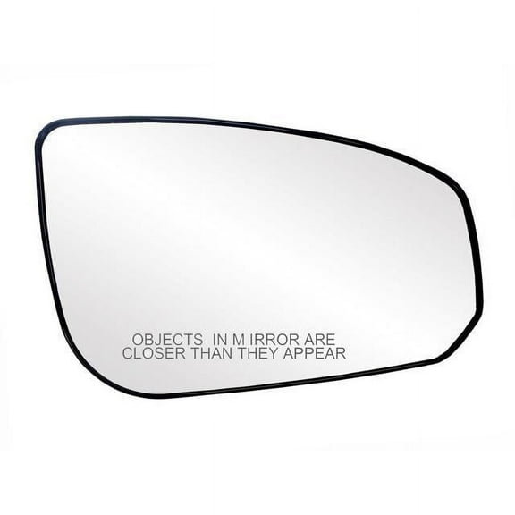 80190 - Fit System Passenger Side Non-heated Mirror Glass w/ backing plate, Nissan Maxima 04-08, 4 9/ 16" x 6 15/ 16" x 7 5/ 8"