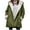 Army Green#womens fleece coats plus, variant on Plus Size Fleece Lined Jackets for Women Horn Button Coat Fuzzy Sherpa Parka Hooded Warm Long Winter Jacket Outerwear 2024 Army Green,L