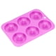 thumbnail image 1 of Moldes para pasteles Moldes redondos de silicona para pasteles de chocolate Bandeja Antiadherente Moldes para donas Horno de cocina Herramienta para hornear 6 rejillas, 1 of 8