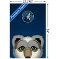 thumbnail image 3 of NBA Minnesota Timberwolves - S. Preston Mascot Crunch 23 Wall Poster, 22.375" x 34", 3 of 4