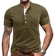 thumbnail image 1 of pstuiky Mangas cortas para hombre, Camisa formal con estampado de color para hombre, blusa con cuello vuelto, camisa de manga corta, blusa con cuello vuelto ropa de hombre xl, 1 of 5