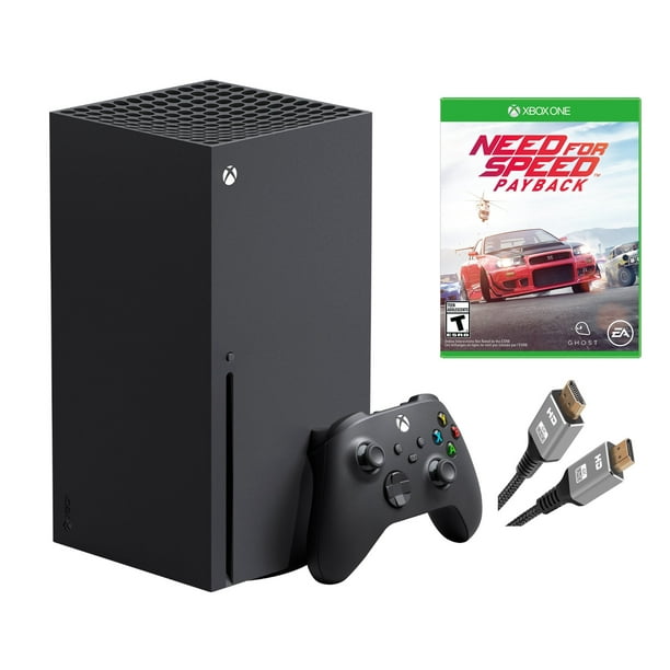 Microsoft Xbox Series X–Gaming Console System- 1TB SSD Black X with Disc Drive Bundle with Need for Speed Payback Full Game and MTC17 High Speed HDMI Cable - Walmart.com