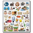 thumbnail image 1 of Kisrei PFSTK-PIC 3D Puffy Binyan Alef Bais Picture Stickers, 1 of 1