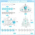 thumbnail image 2 of Decoraciones para Pastel Sunshuang 28 Piezas Tema Princesa de Hielo Invierno, 2 of 5
