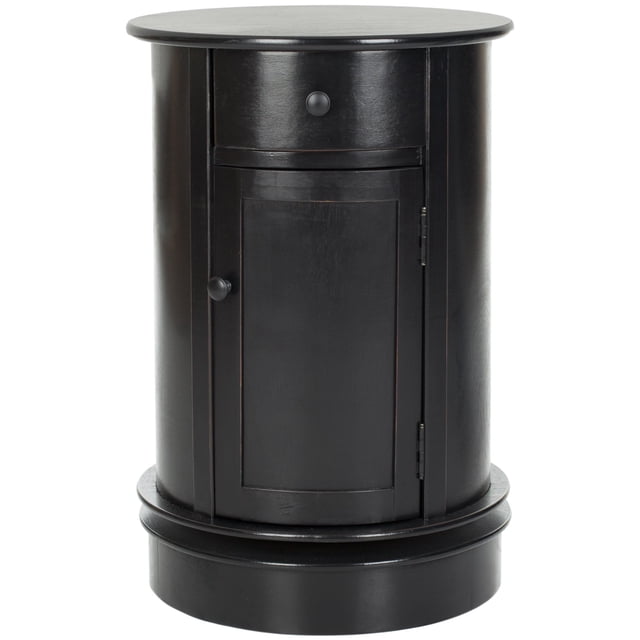 Hawthorne Collection Armoire Ovale en Bois, Noire
