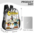 thumbnail image 2 of The Cuphead Show Clear Backpack Heavy Duty Transparent Bag See Through Bookbag for School, Work, Sport, College, Travel, 2 of 7