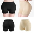 thumbnail image 2 of Compression Shaping Shorts Lace Trim Butt Enhancer High Waist Slimming Design Shapewear Panties Underwear for Women color XL, 2 of 4