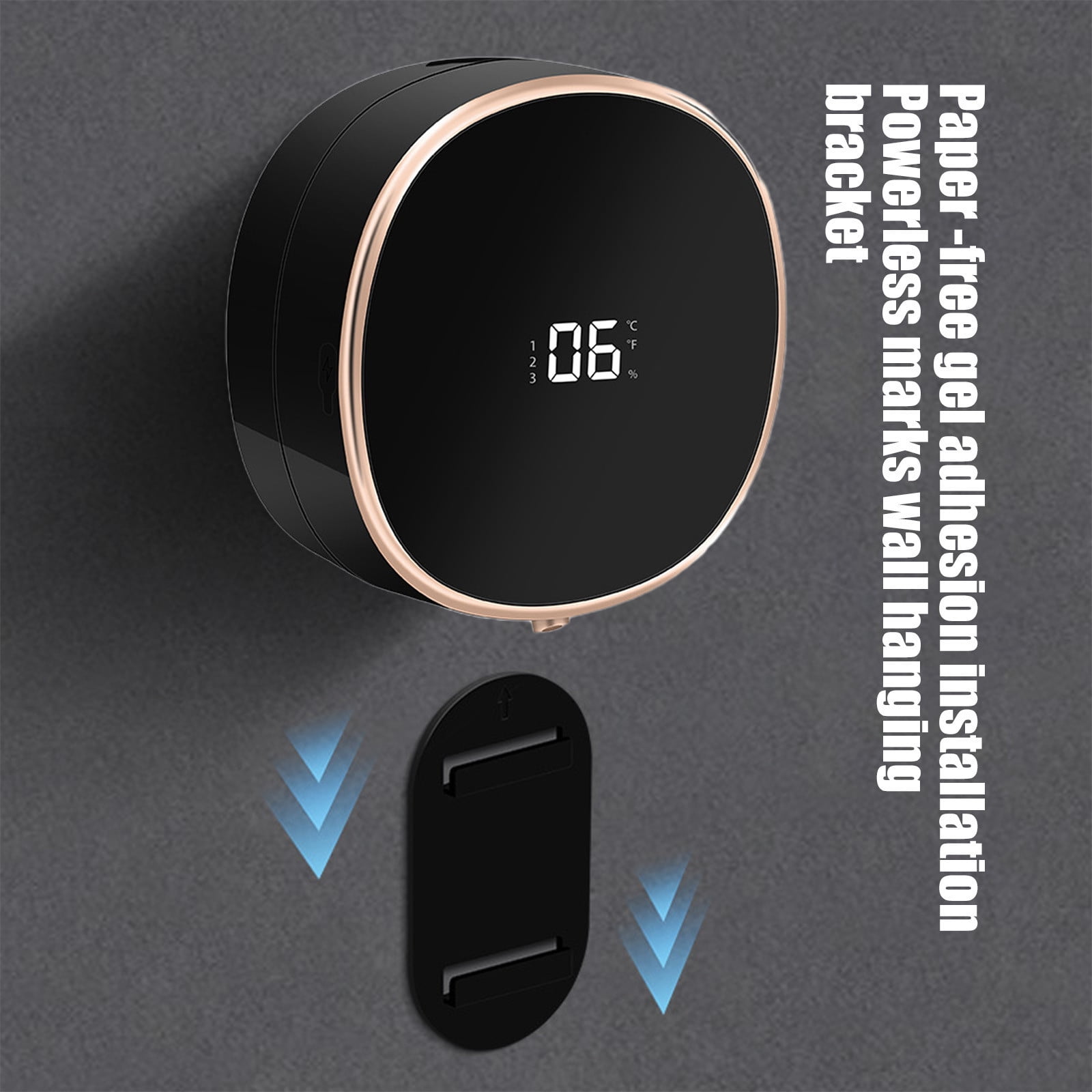 Automatic Wall-Mounted Liquid Soap Dispenser with Touchless Sensor, Adjustable Dispensing Speeds, Easy No-Drill Installation, Foam Production, Perfect for Home, Office, Hotel & Public Spaces
