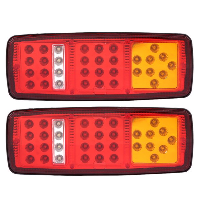 1 par de luces indicadoras LED lámpara de marcha atrás de freno trasero para camión de remolque de 12V RV